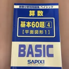 サピックス　ベイシック　平面図形1のサムネイル