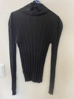 AKRIS カシミヤ70% シルク リブニット