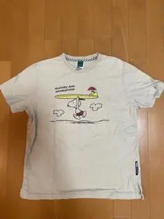 BASE CONTROL スヌーピー Tシャツ ベージュ