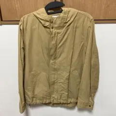 Discoat ベージュ フード付きマウンテンパーカー Lサイズ　アウター