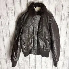 【USA製】90s Schott B-1 レザージャケット 本革 短丈a2のサムネイル