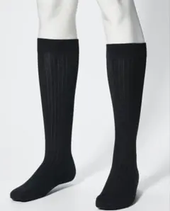 【値下げ】UNIQLOユニクロ　メンズ靴下　3足セット　黒色　25cm-27cm