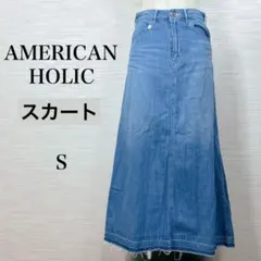 ★AMERICAN HOLIC アメリカンホリック　デニムスカート　綿100 S