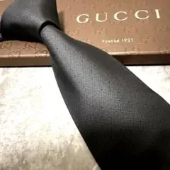 【✨美品✨】GUCCI グッチ ネクタイ G柄 総柄 ハイブランド ブラック