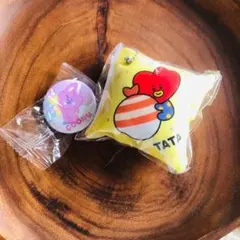 BT21 くら寿司 TATA クッションチャーム　COOKY 缶バッジ BTS