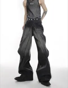 メンズ フレアデニム グランジ M