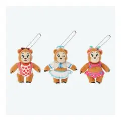 東京ディズニーリゾート クマのキーホルダー 3体セット