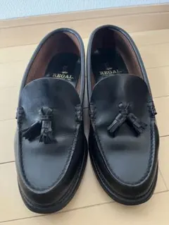REGAL 黒本革 タッセルローファー
