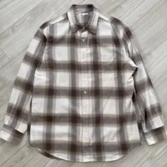 GU フランネルシャツ