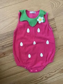 PUFF 2 KIDS いちご ロンパース 90cm コスチューム