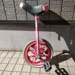 一輪車 ピンク 14インチ 子供用　ジャンク品のサムネイル