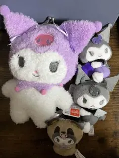 【匿名配送】サンリオ クロミ ぬいぐるみポーチ がま口＆マスコットセット