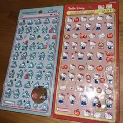 キティ　赤　ハンギョドン　ボンボンドロップシール　ミニ　サンリオ　正規品