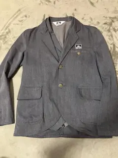 BEN DAVIS ベンデイビス ジャケット ベスト 2点セット グレー S