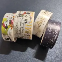 クリスマス　マスキングテープ　ミッキー