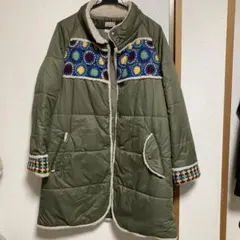 チチカカ 膝丈コート キルティングコート