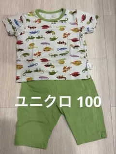 UNIQLO キッズ　パジャマ 100 エリック・カール カメレオン 半袖のサムネイル