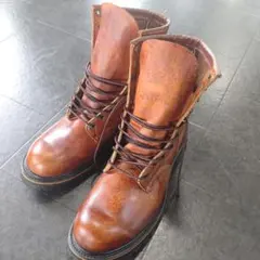 REDWING 845レザー ワークブーツ モックトゥ ブラウン 9D - メルカリ