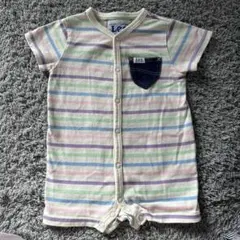 Lee ストライプロンパース 70