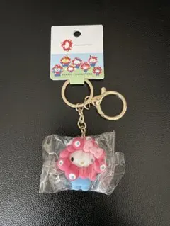 万博 サンリオ ミャクミャク ハローキティ キーホルダー パステル