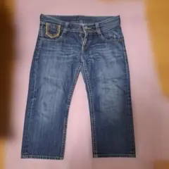 デニムパンツ ストレートレッグ Mサイズ 低身長さん向け