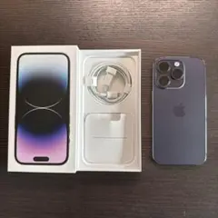 iPhone14 pro 256GB simフリー ディープパープル