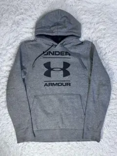 美品 Under Armour アンダーアーマー グレー パーカー