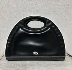 DIESEL ハンドバッグ ブラック ホワイトのサムネイル