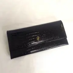 yuki torii ユキトリイ 長財布 クロコ ブラック レディースブランドのサムネイル