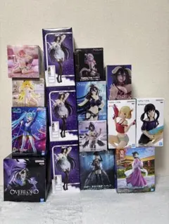 【新品未開封】プライズ景品オーバーロード他美少女系フィギュア等15点まとめ出品