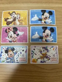 使用済み　東京ディズニーリゾート 入場券 6枚セット