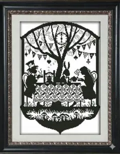 クロスステッチキット マッドハッターのティーパーティー 18CT