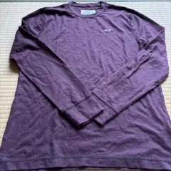 Hollister えんじ色　長袖カットソー Sサイズ　美品