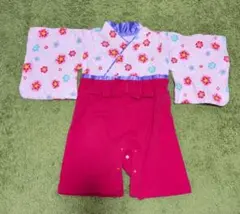袴風ロンパース 70〜80cm