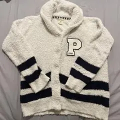 大セール　pique ネイビー ストライプカーディガン　パジャマ　ルームウェア