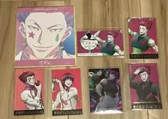 HUNTER×HUNTERヒソカ限定グッズミニ色紙箔押しカード 特典 7点セット