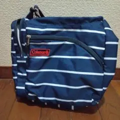 Coleman ストライプ ショルダーバッグネイビー　メンズ　キッズ　レディース