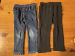 95cm 裏起毛長ズボン２点セット