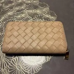 BOTTEGA VENETA イントレチャート ラウンドファスナー長財布のサムネイル