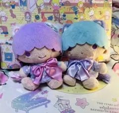 サンリオ★リトルツインスターズ キキ＆ララ 2014年 猫耳ぬいぐるみ タグ無し