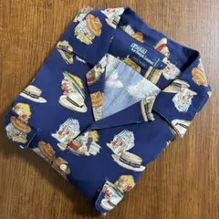 【レア】Polo by Ralph Lauren アロハシャツ L ハット 総柄のサムネイル