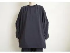 UNTRACE アントレース BASIC BOX STRETCH SMOCK UNTRACE UNTRACE BASIC BOX STRETCH SMOCK L/S・BLACK - tity