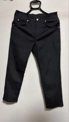 Lee ブラック 九分丈スキニーパンツ