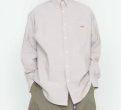 ノースフェイスパープルレーベル コットンポリエステル ボタンダウンシャツ S