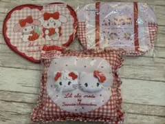 サンリオ　当りくじ　ラストワン　ボストンバッグ　マット　ハート　3点セット