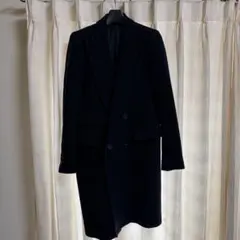 ナノユニバース　ネイビー チェスターコート ネイビー