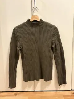 リブタートルネック 袖