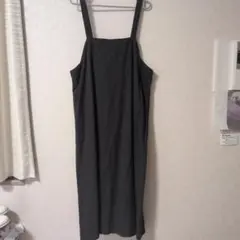 美品　ノフル　コットンフランネルキャミソールワンピース