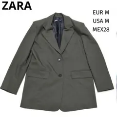 ZARA　ザラ テーラードジャケット M オリーブグリーン 2B