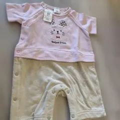 ウサギデザイン　ロンパース サイズ 80cm